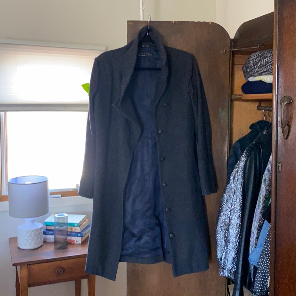 Rag and bone military chic wool coat